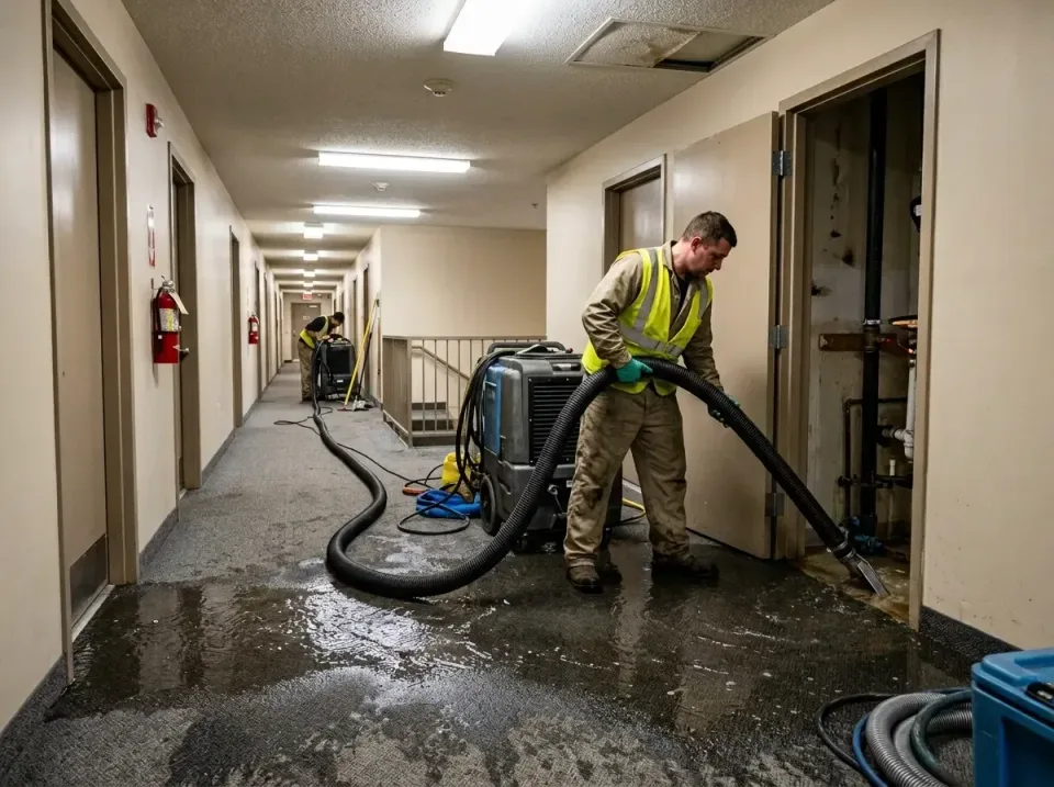 multi-unit-apartment-hallway-f-005 — frequently asked questions, Emergency Burst Pipe Water Extraction & Removal in Bliss Co…